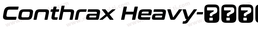 Conthrax Heavy字体转换